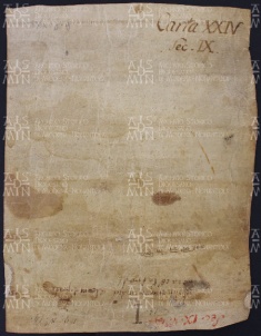 23 A.8.XXIVv, Locazione fatta da Leodoino vescovo a favore di Sigismondo e Leone, Modena, [886, mar. 6-16]